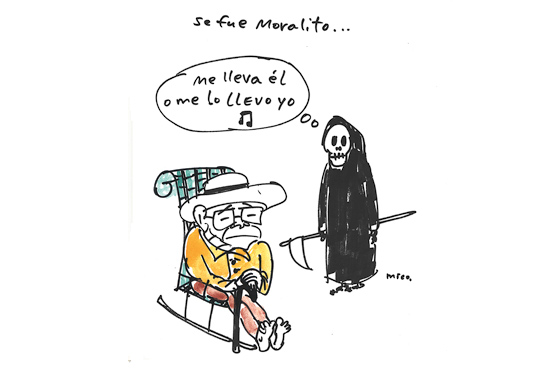 Se fue Moralito…