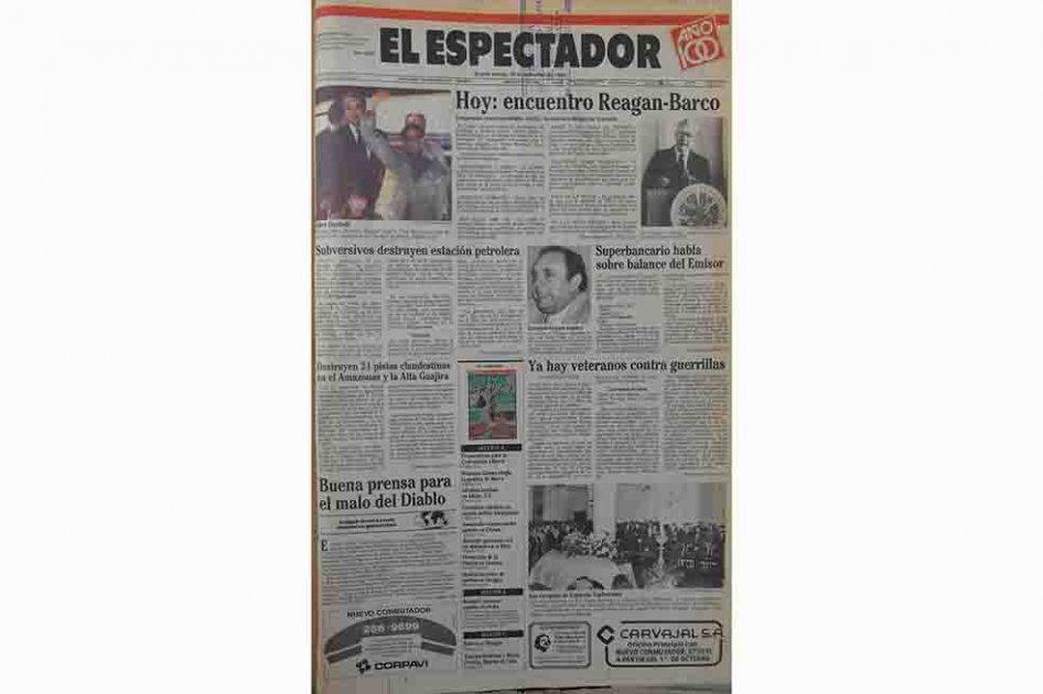 Estas eran las noticias del 30 de septiembre de 1986