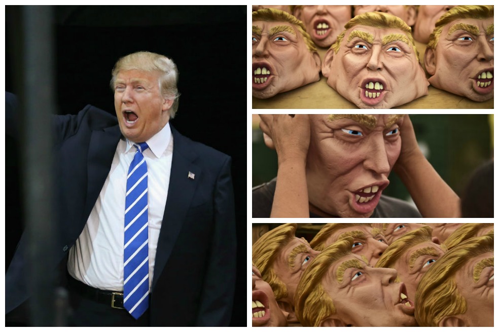 Halloween es aprovechado por mexicanos para mofarse de Donald Trump