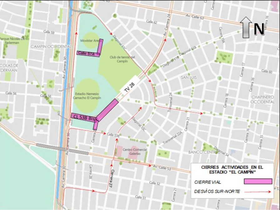 Cambios en la movilidad por concierto de Iron Maiden el 24 de noviembre.