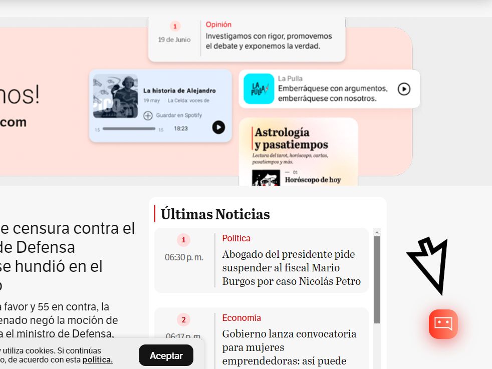 ChatBot El Espectador