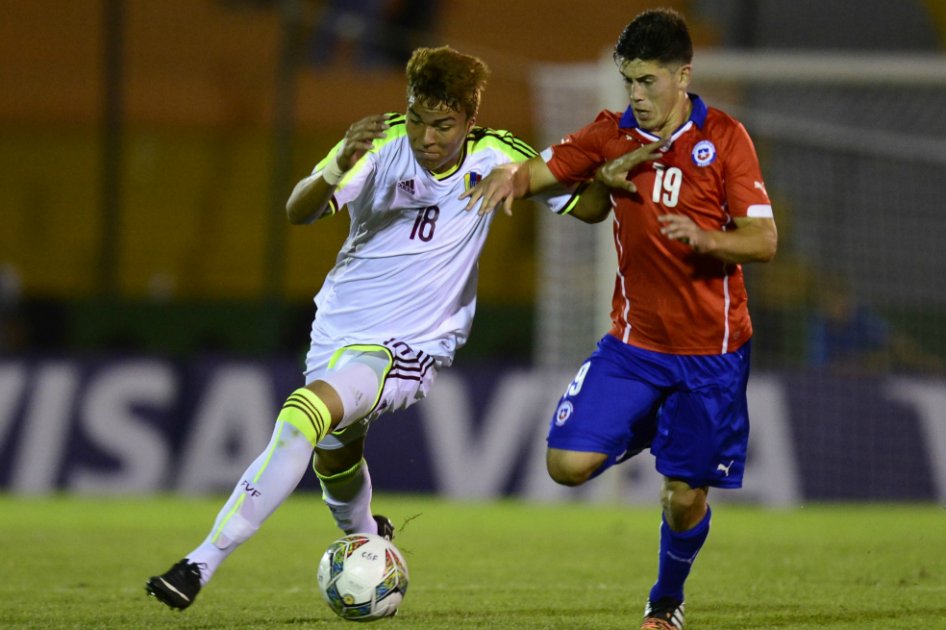 Chile derrotó 2-0 a una valiente Venezuela en el Sudamericano Sub20
