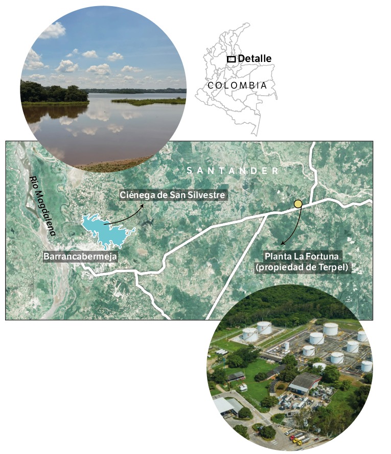 La planta La Fortuna está a 30 minutos de Barrancabermeja. / Jonathan Bejarano.