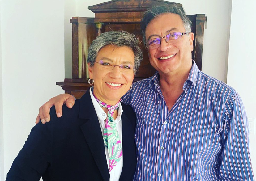 “Él cuenta conmigo y yo con él”: Claudia López y Gustavo Petro se reúnen