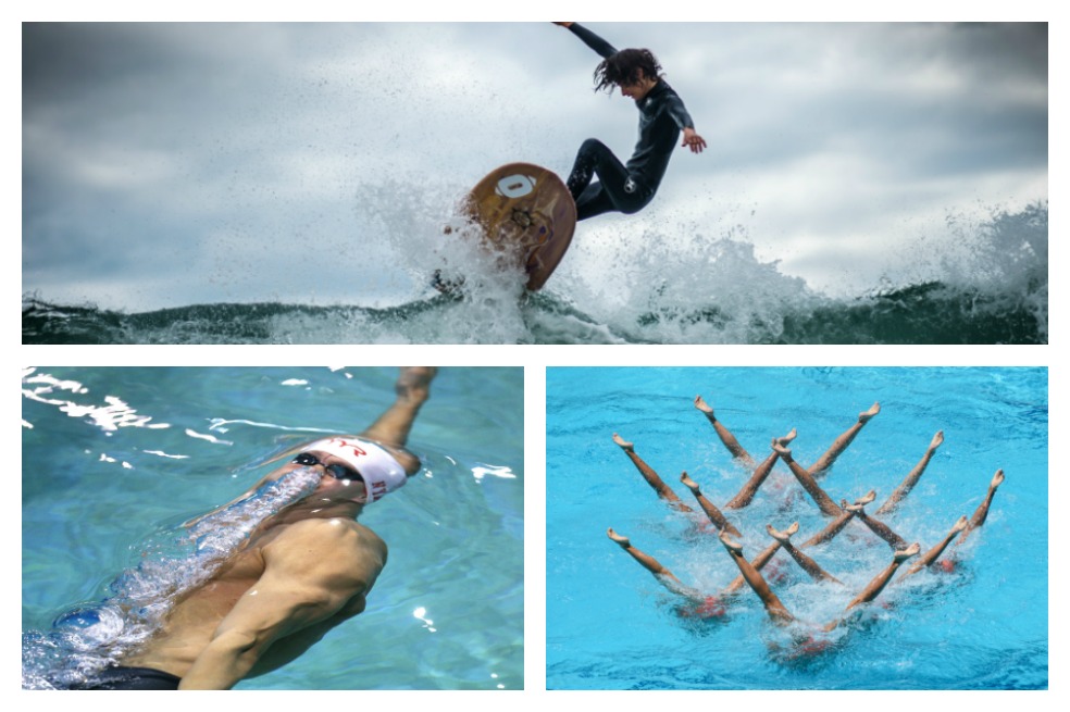 Espectaculares imágenes de deportes acuáticos