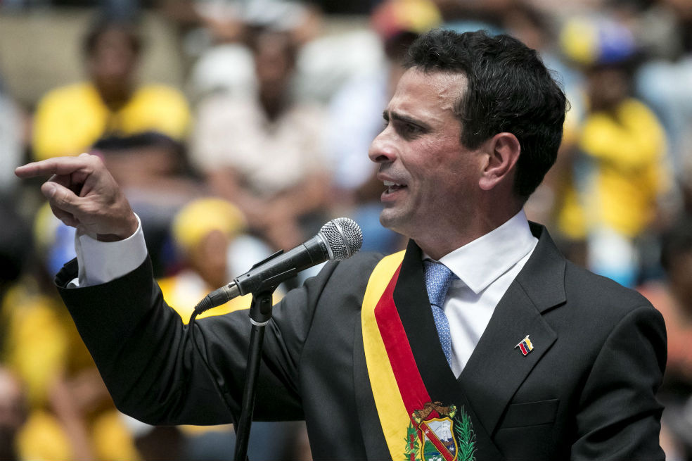 Capriles insiste en una «negociación» como salida a la crisis venezolana