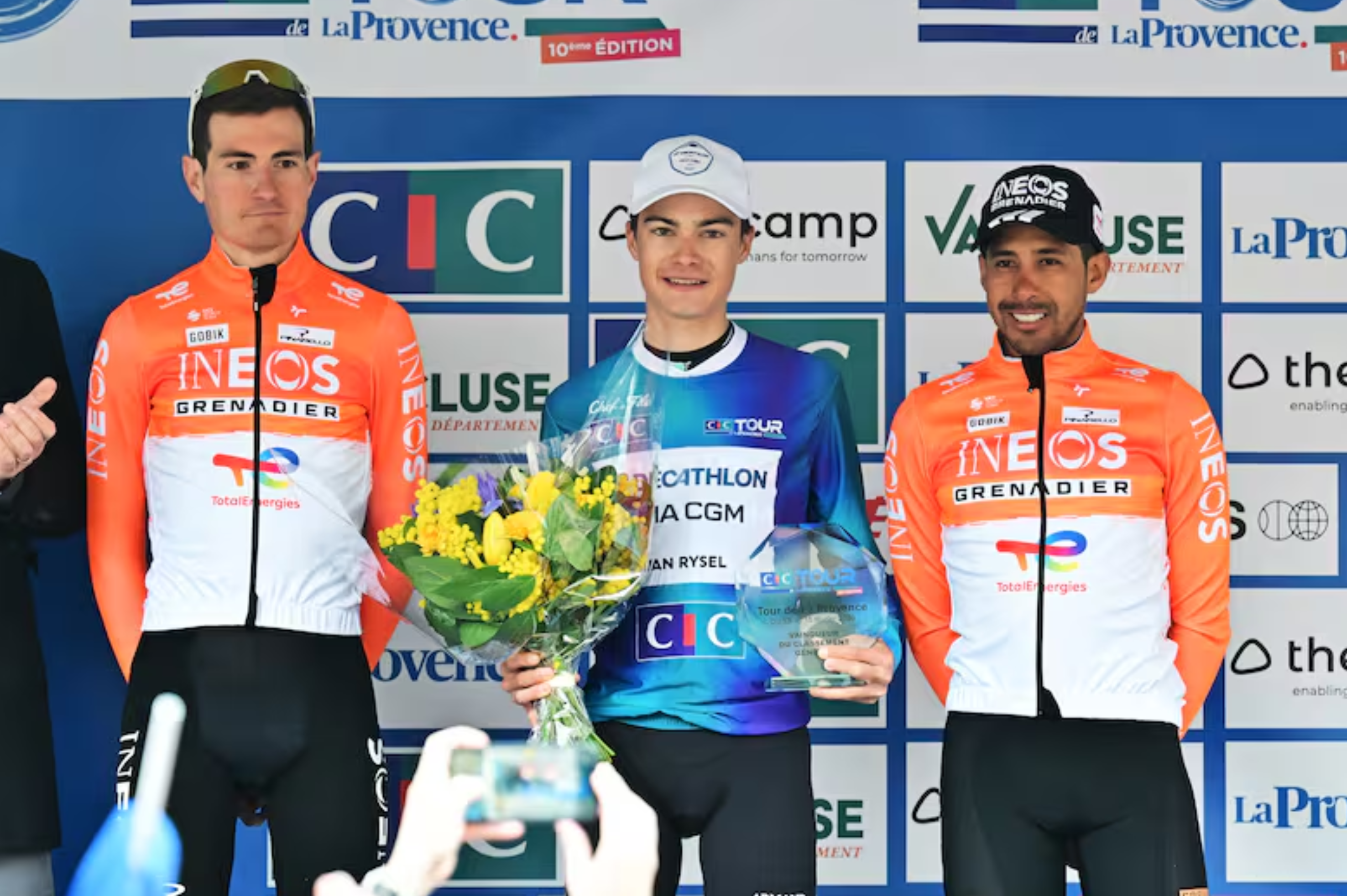 Brandon Rivera logró podio en Francia, en el Tour de La Provence