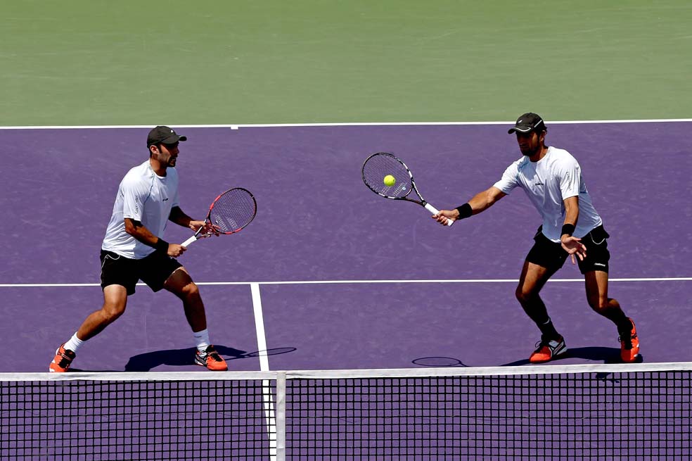 Juan Sebastián Cabal (izq.) y Robert Farah. / AFP