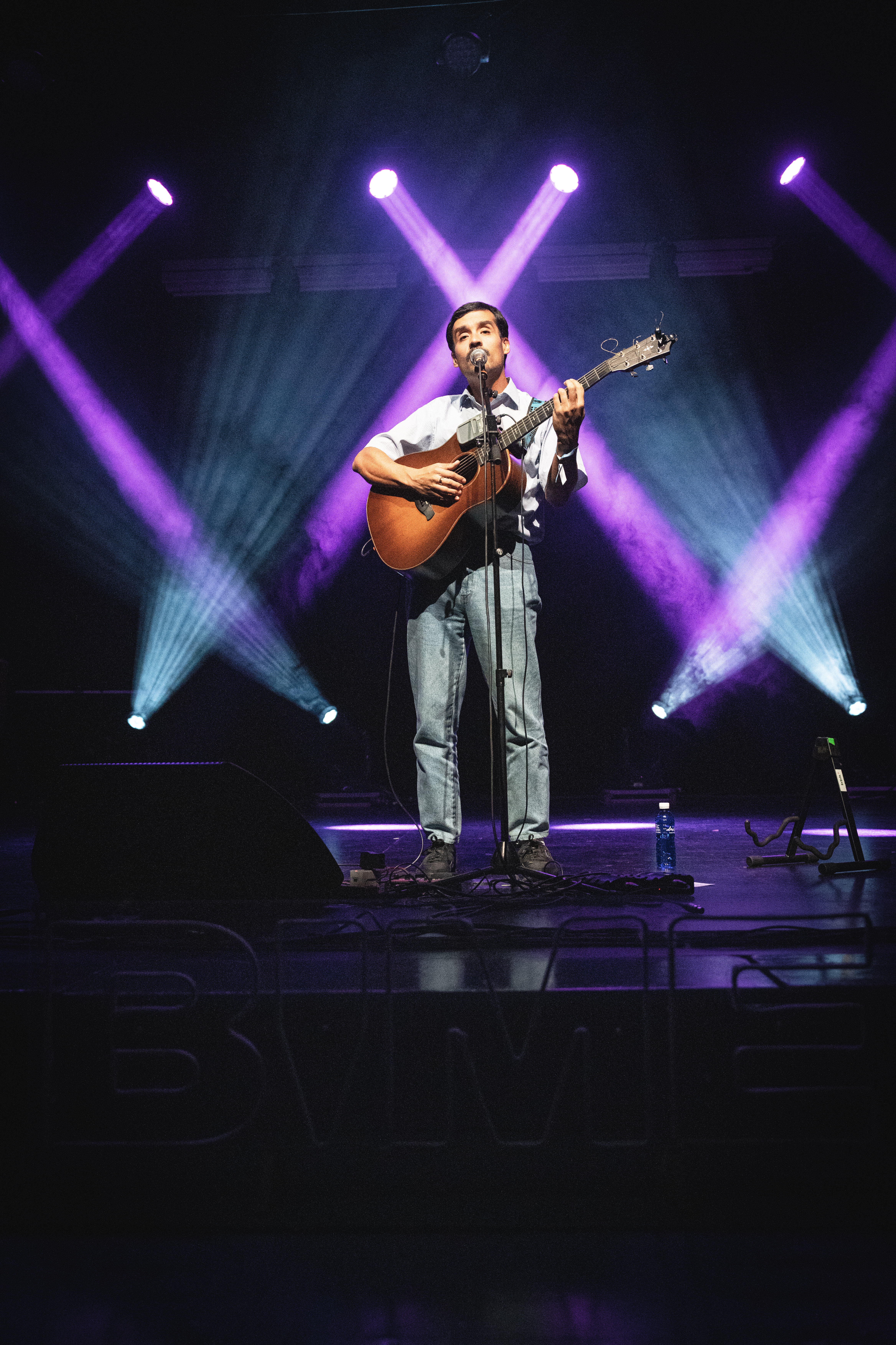 El David Aguilar durante su presentación en el BIME 2024.