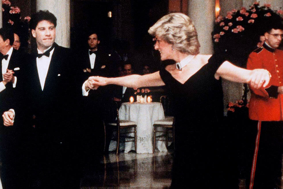 Lady Di y John Travolta: así fue su baile de cuento de hadas