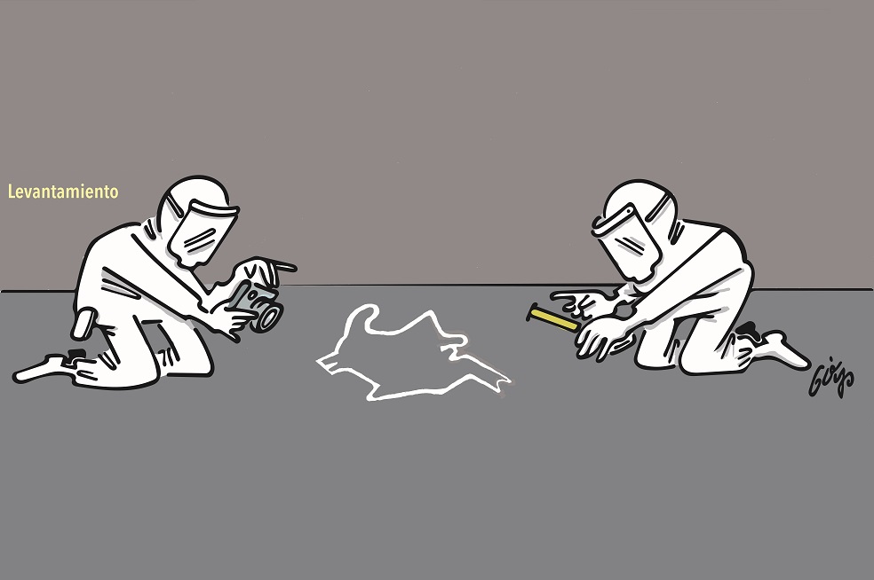 Croquis de un levantamiento