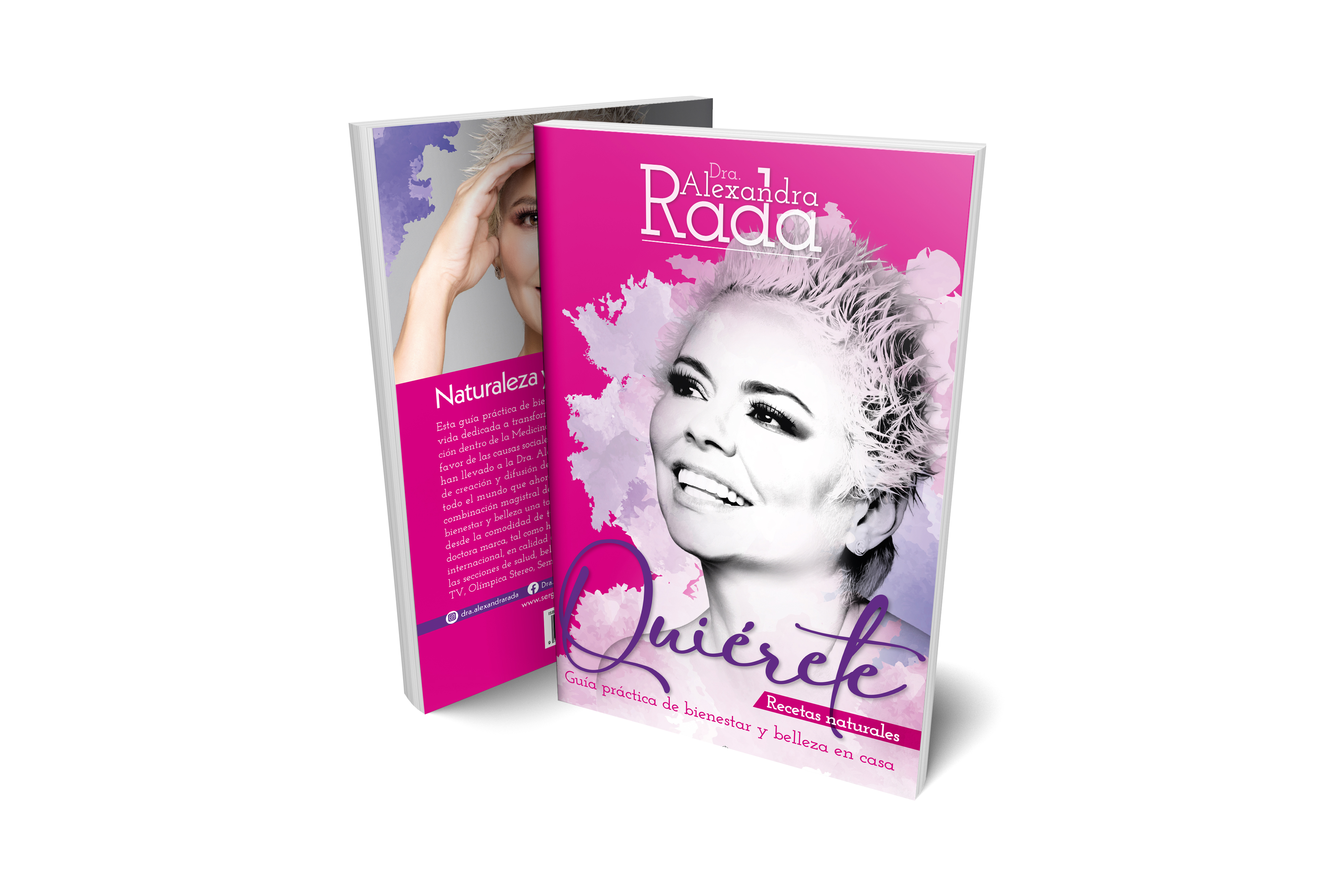 Portada "Quiérete - Guía práctica de bienestar y belleza en casa”.
