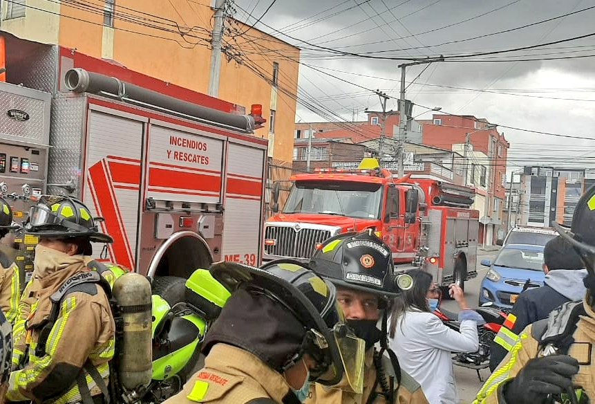 Una explosión al occidente de Bogotá dejó dos personas heridas
