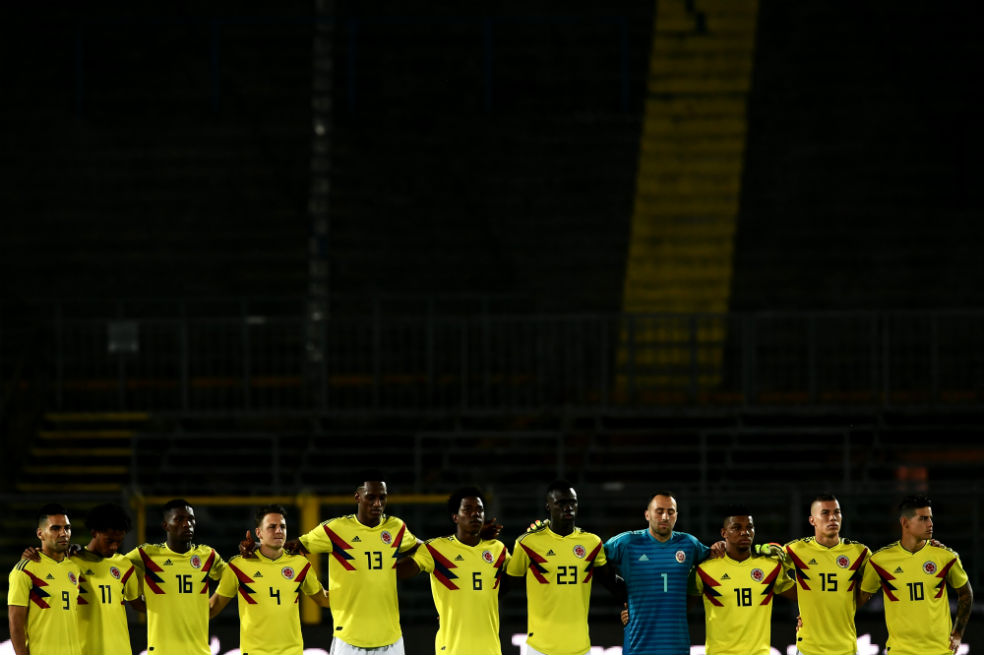 Las imágenes que dejó el partido entre Colombia y Egipto