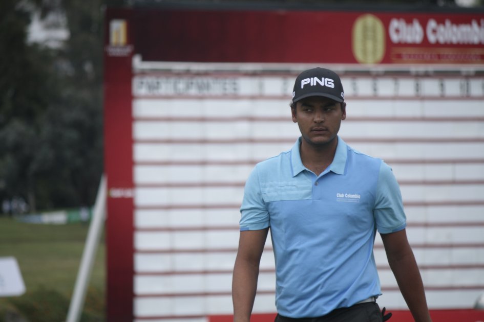 Juan Sebastián Muñoz, único líder del Colombia Championship