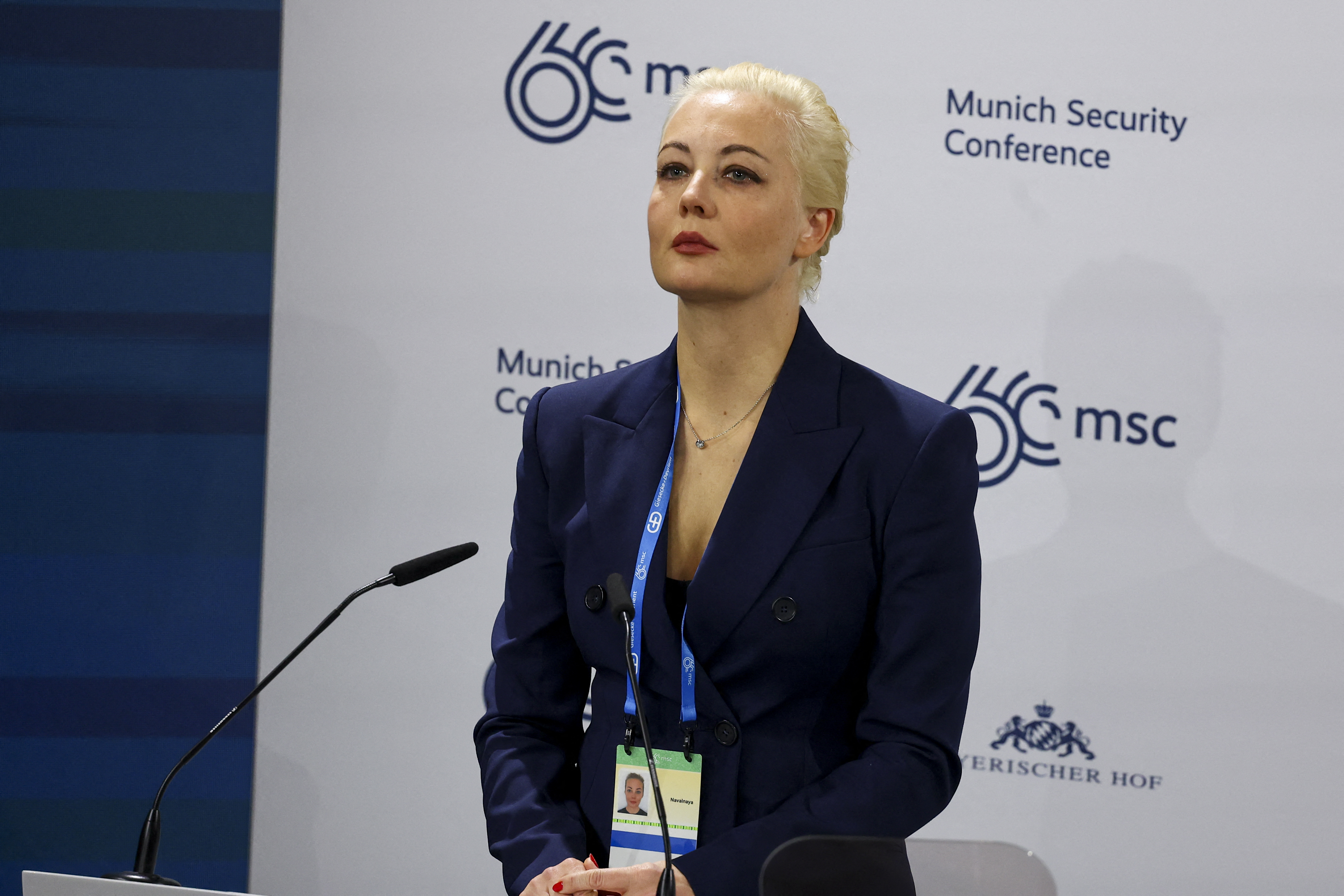 Putin y su entorno “serán castigados”: esposa de Navalni habló en Múnich