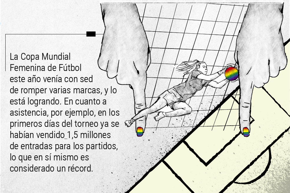 Manicures y cortes de pelo: el orgullo LGBT en el Mundial Femenino.