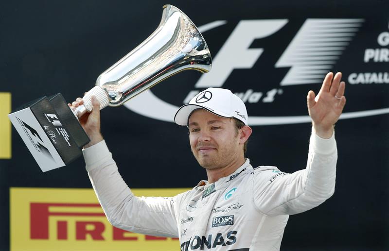 Rosberg superó a Hamilton y se quedó con el Gran Premio de España