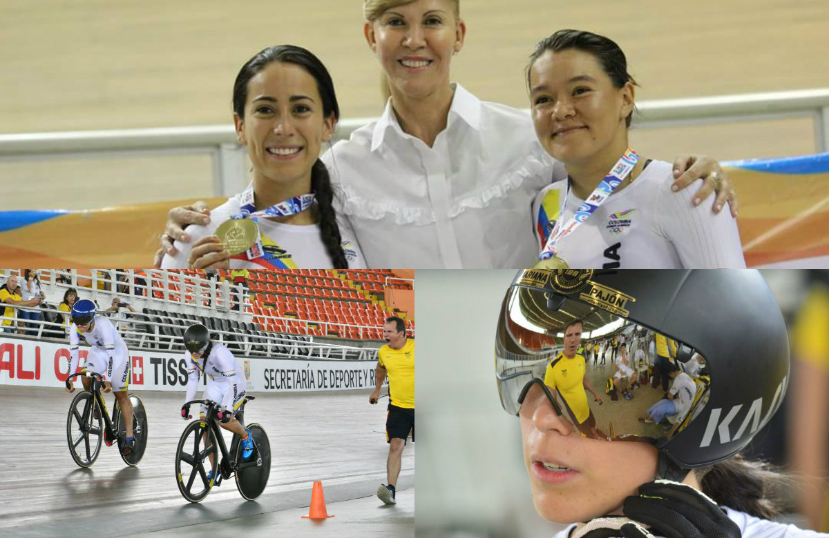 Mariana Pajón y Martha Bayona, campeonas bolivarianas de pista