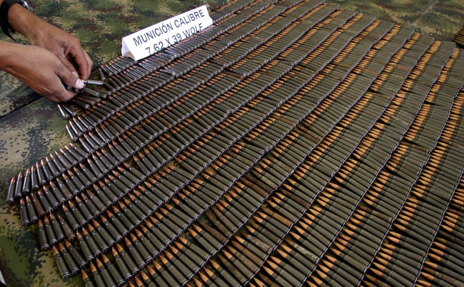 Incautan 3 mil cartuchos de guerra de las Farc