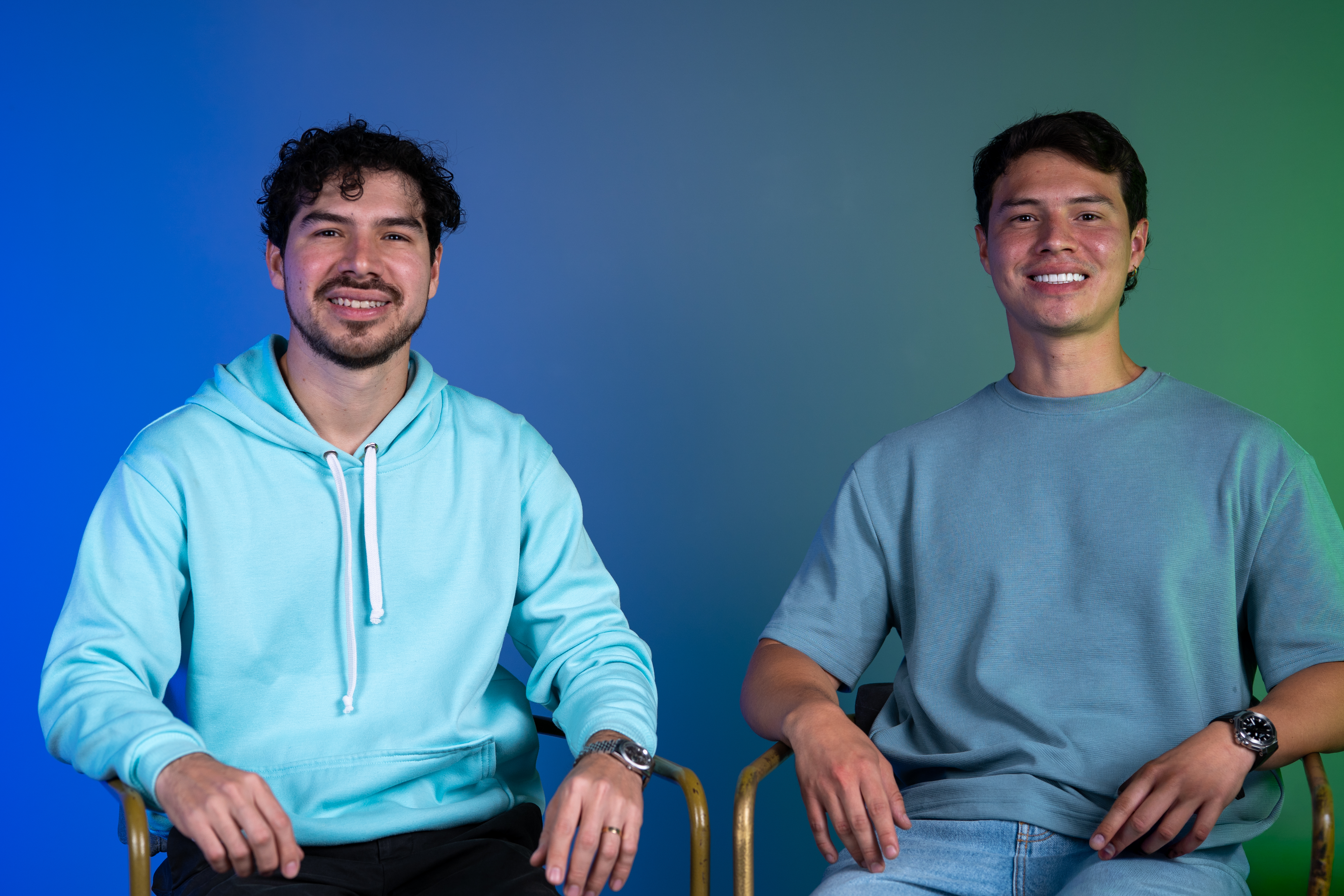 Danny y César Suárez, son dos de los creadores de Xertify, quienes crearon la empresa de la mano de Felipe Arenas.