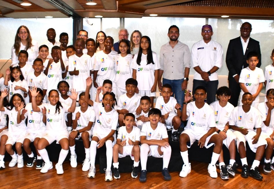 Fundación Real Madrid abrió escuela de fútbol en Cali para cambiar vidas