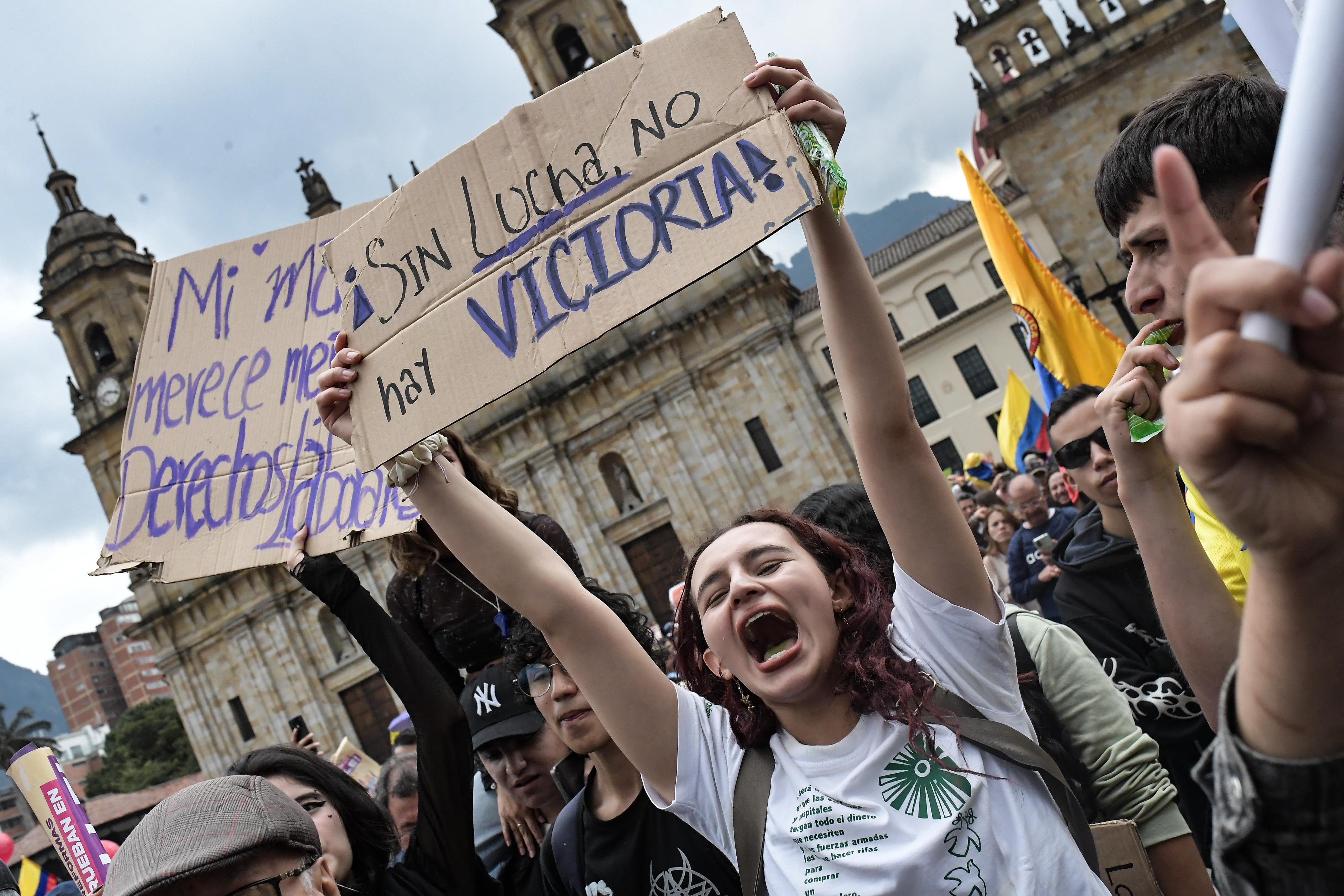 En imágenes: así transcurrió la jornada de marchas del 18M en Bogotá