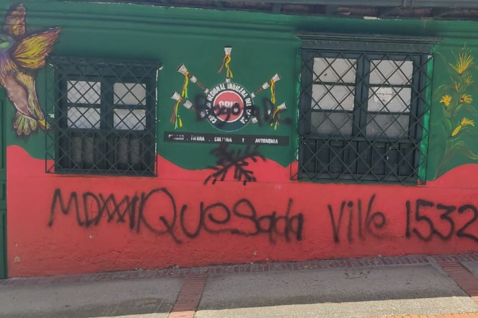 El Cric denunció los mensajes supremacistas.