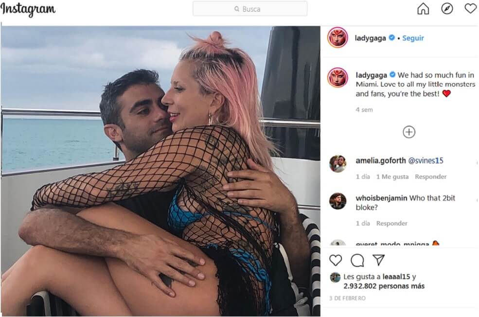"Lady Gaga es la nueva novia de mi ex"