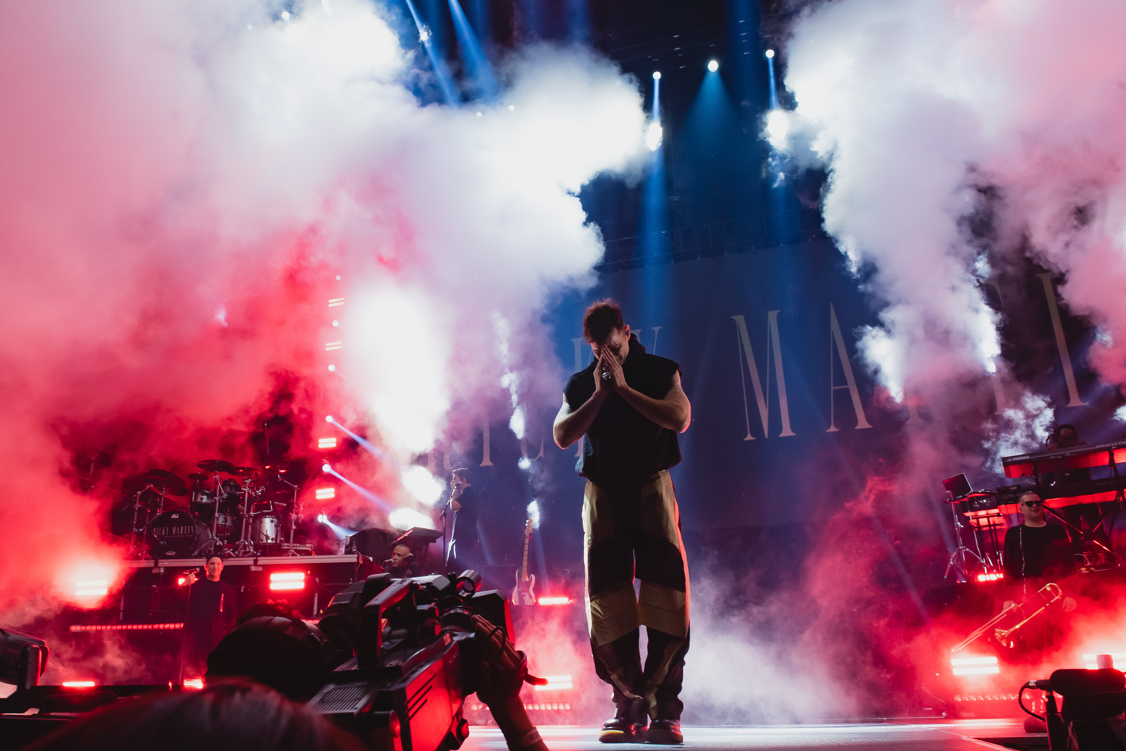 Fotos del concierto de Ricky Martín en Bogotá.