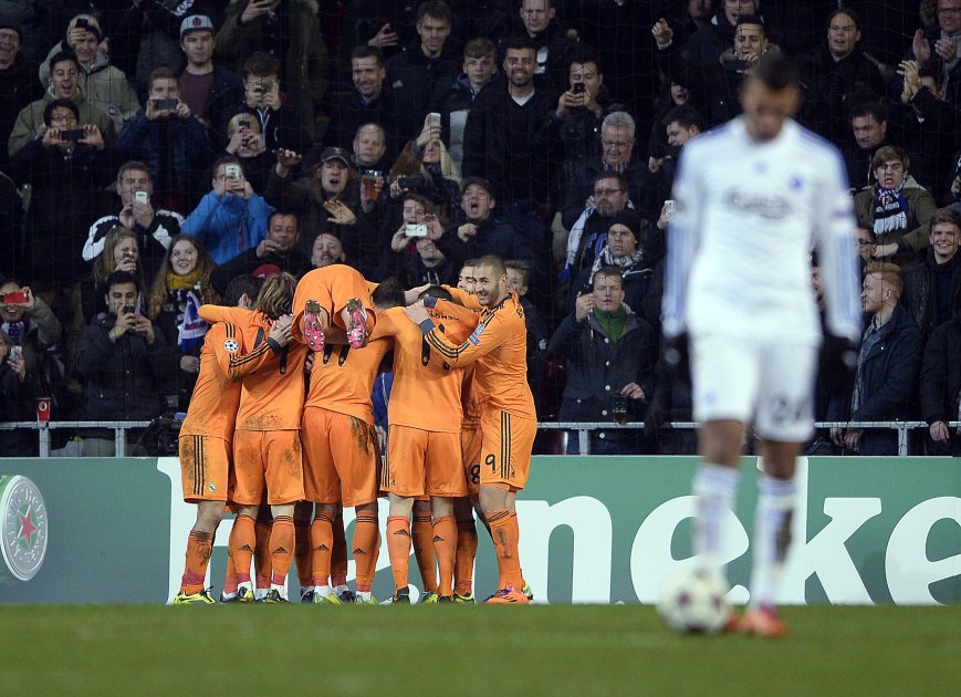 Real Madrid acabó con el invicto de Copenhague en casa