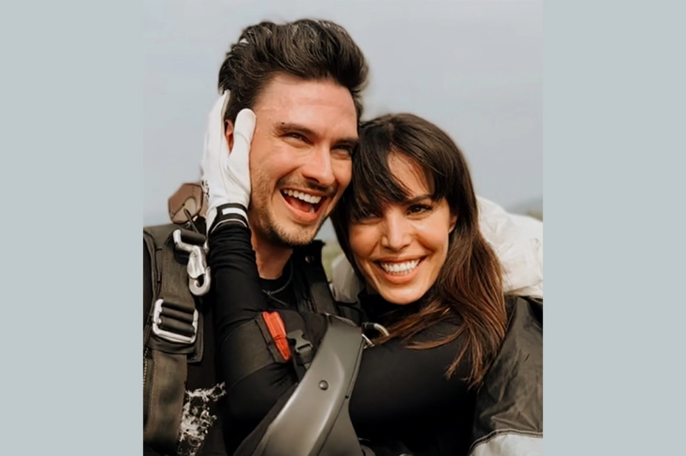 Diego Sáenz y Cristina Warner son novios. El presentador compartió fotos juntos