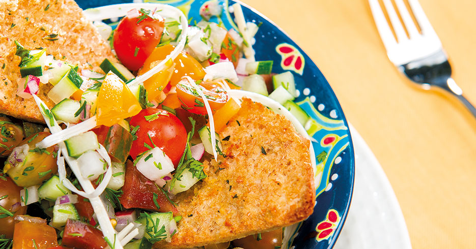 Receta del día: Ensalada de palmitos con variedad de tomates