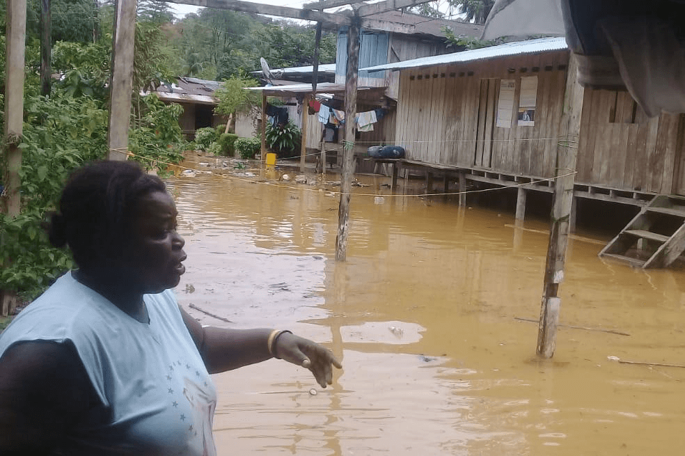 Inundaciones en Pogue, Bojayá, afectan a más de 138 familias