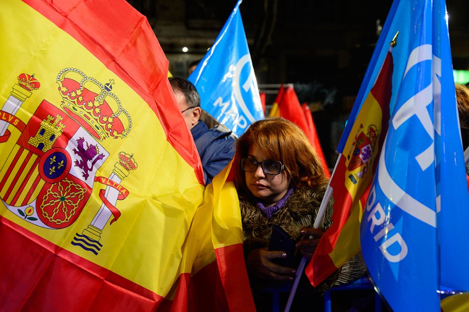 La derecha en cabeza y los socialistas segundos en elecciones en España