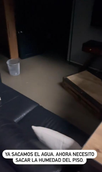 Casa Paola Turbay inundada por lluvias en Bogotá.