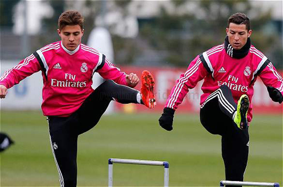Juan José Narváez volvió a entrenar con el primer equipo de Real Madrid
