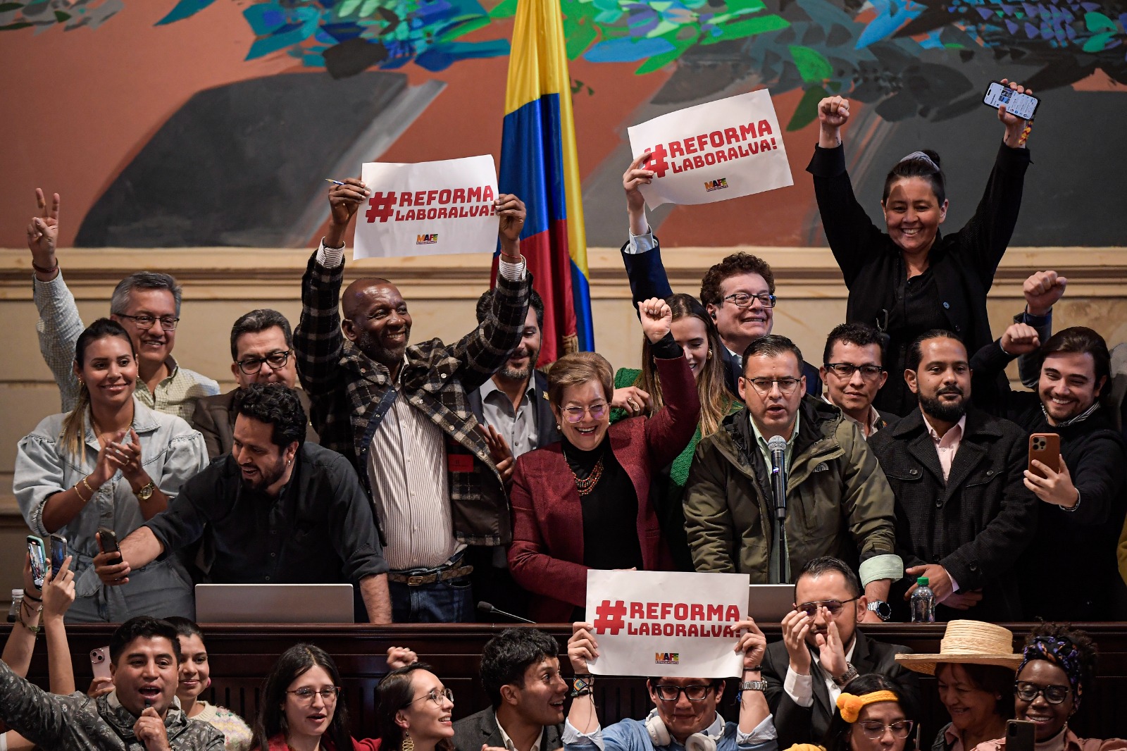 El jueves 17 de octubre, la plenaria de la Cámara de Representantes aprobó la reforma laboral del gobierno Petro.