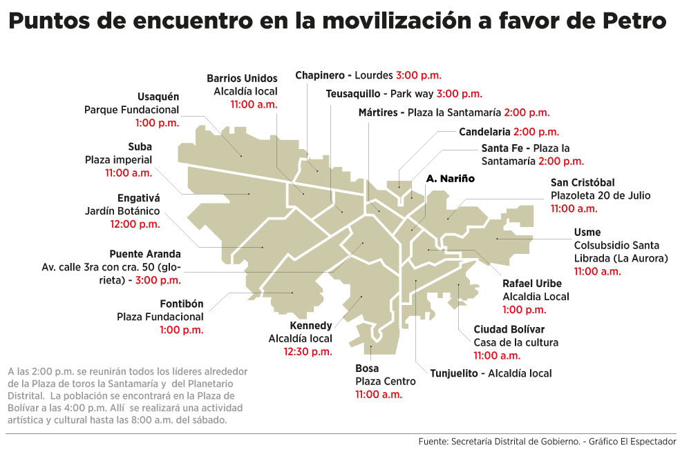 Petristas, a la espera de la gran movilización