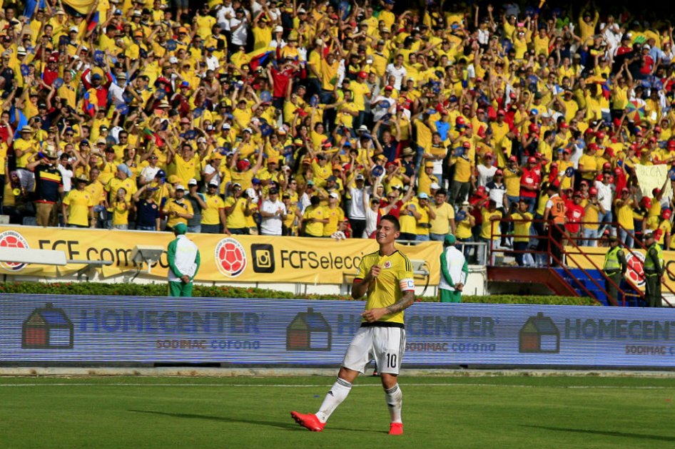 Con los puntos en casa a Colombia le basta para ir a Rusia