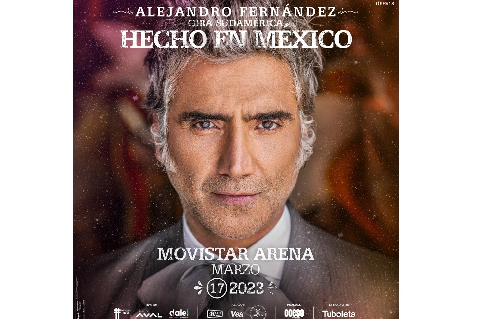 Alejandro Fernández confirmó que vendrá a Colombia el próximo año con su gira Hecho en México. El artista dialogó con Vea y reveló algunos detalles de las novedades para el 2023.