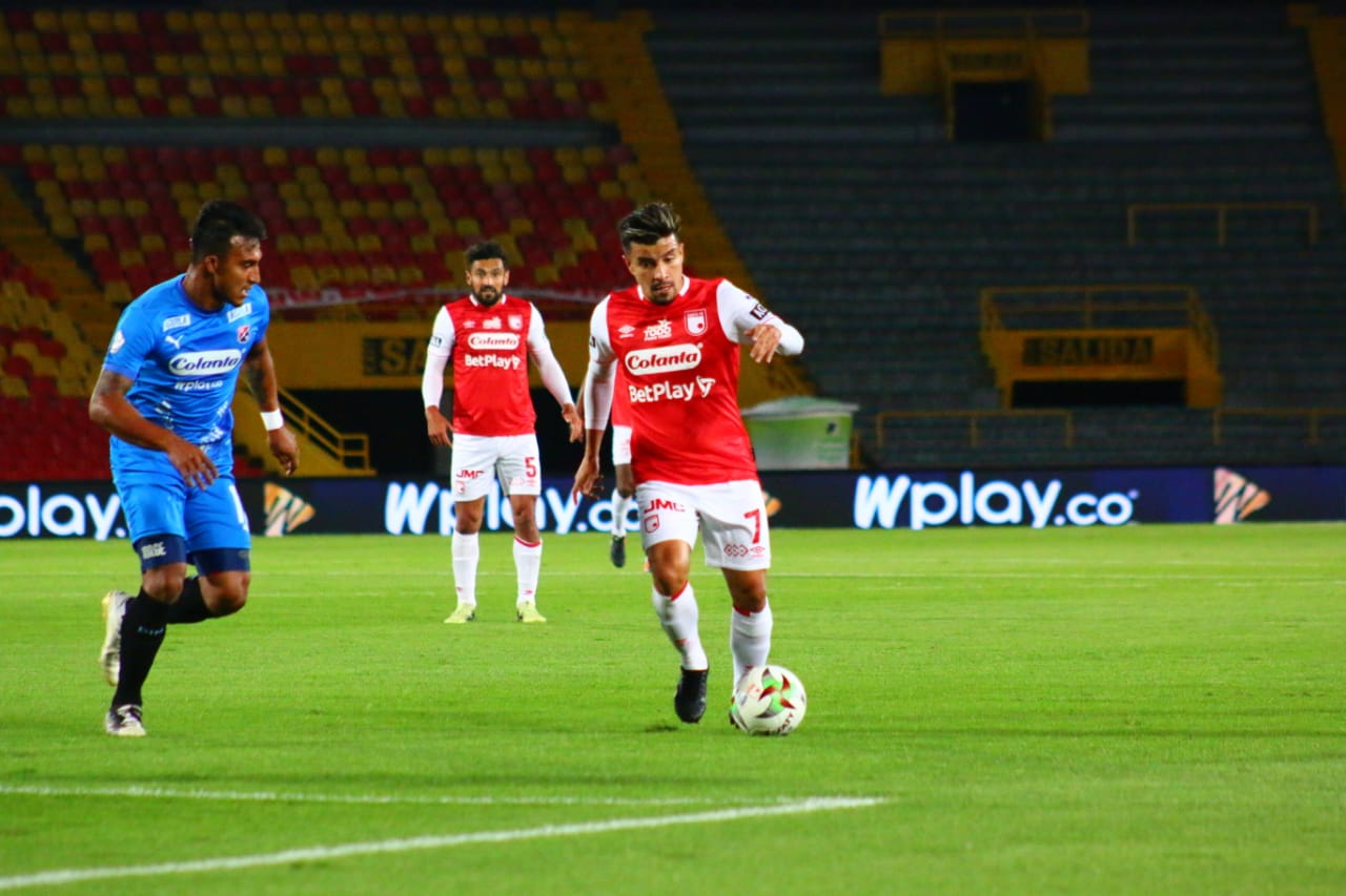 Santa Fe no pasó del empate ante el DIM, pero sigue su invicto en El Campín