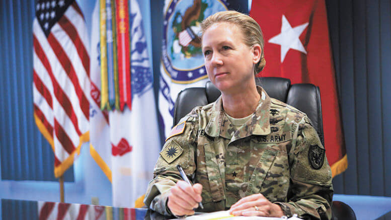 Una mujer liderará por primera vez una división de infantería del Ejército de EE.UU.
