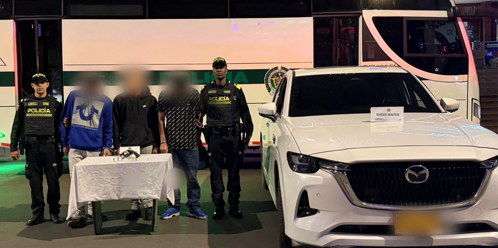 Duró más la persecución que su liberación: en libertad tres capturados con armas
