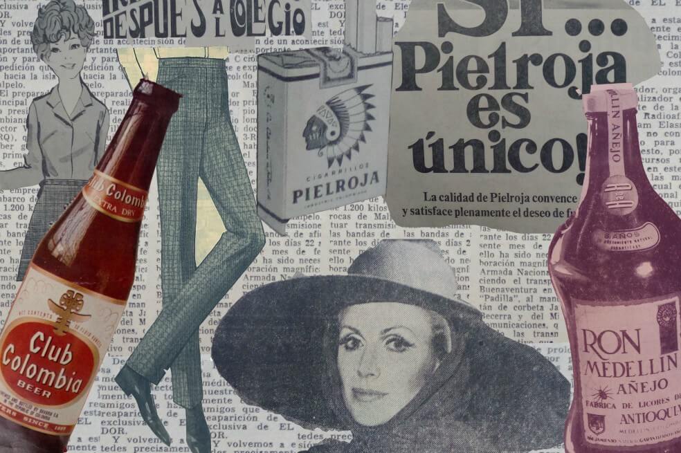 Collage con las tendencias colombianas en 1969.  / Diana Carolina Velasco y Gabriela Martínez.