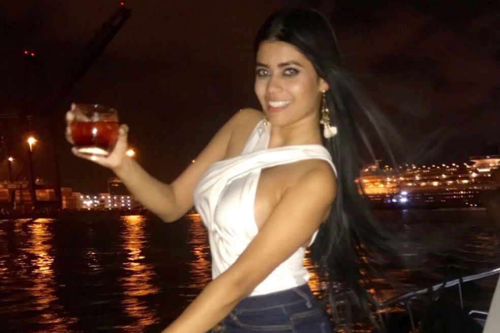 Ella es María Laura, la novia de Poncho Zuleta, 42 años menor que él