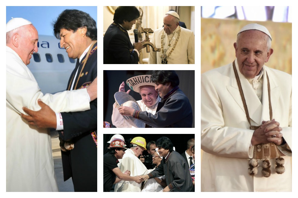 El protocolo sin protocolo de Evo Morales con el papa Francisco