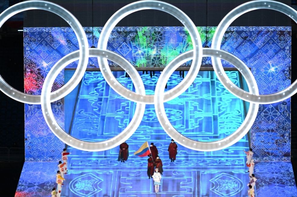 De ruana y sombrero: Así desfiló Colombia en la inauguración de Beijing 2022