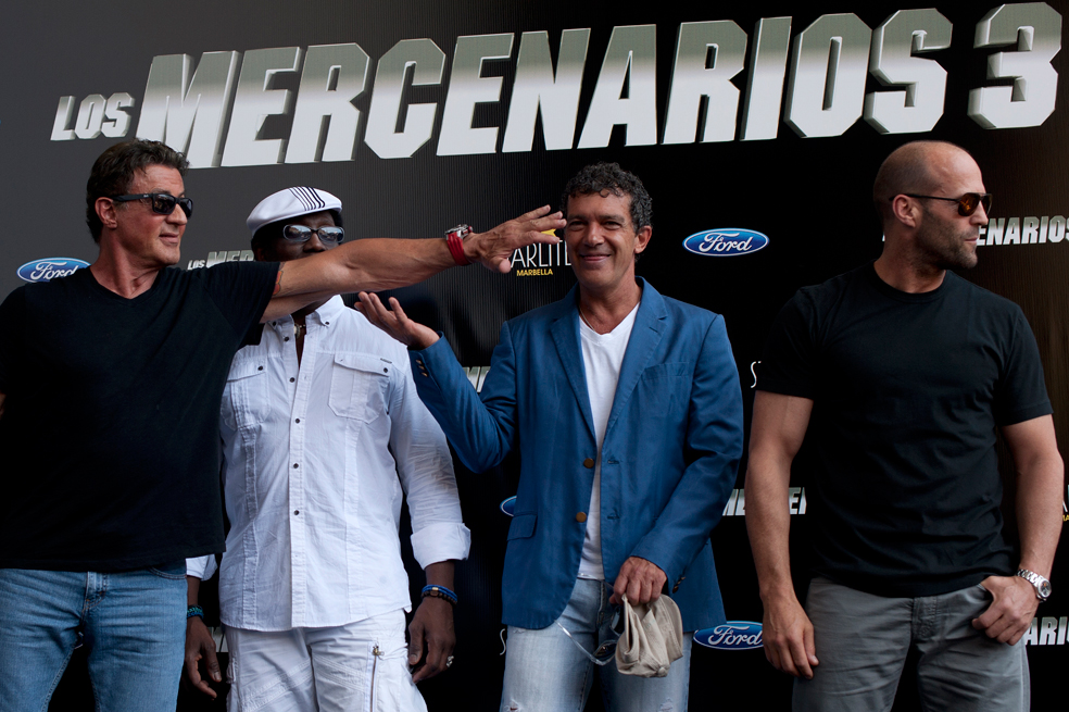 «Los Indestructibles» comienzan su desfile en la alfombra roja