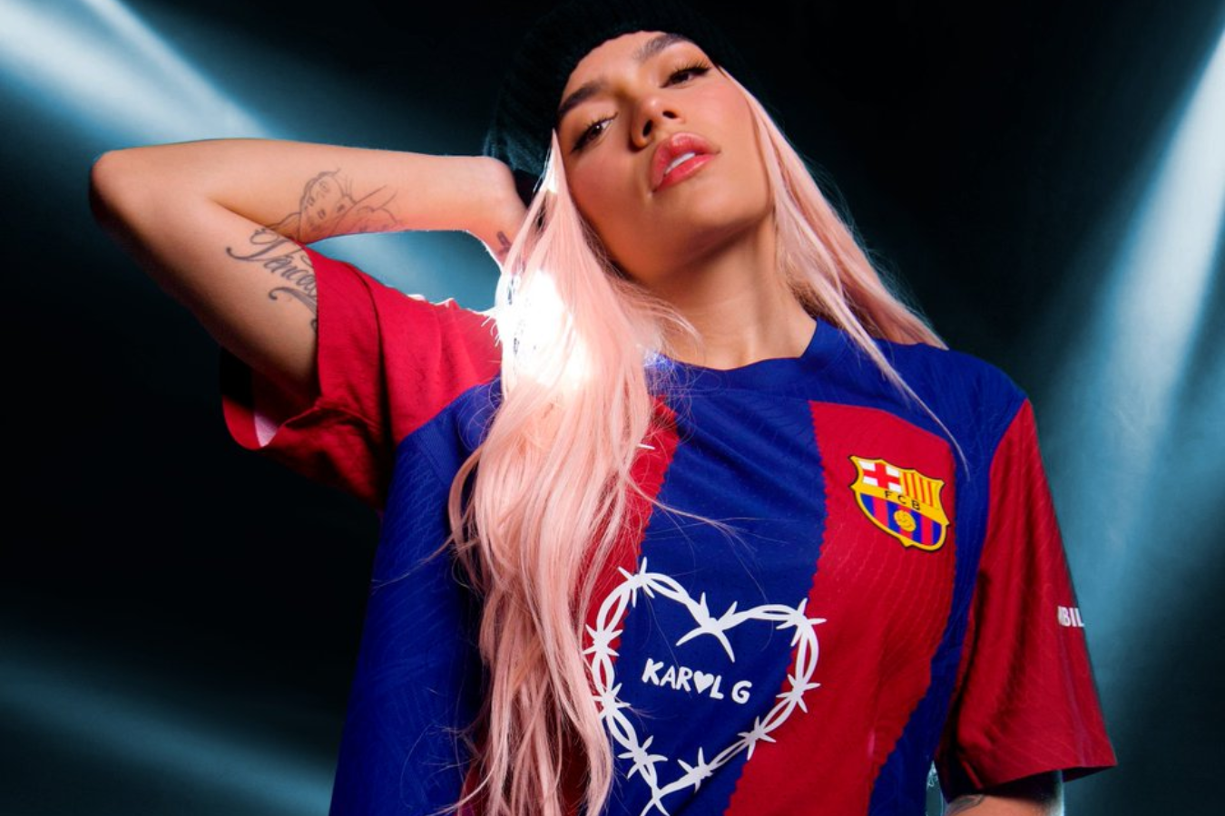 El Barça llevará el logo de Karol G en su camiseta ante el Real Madrid